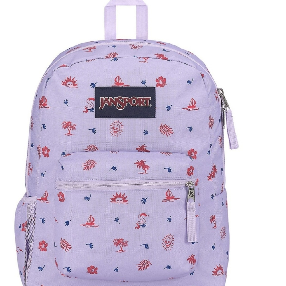 JanSport Cross Town Backpack Lagoon Luau NWT in Original Packaging